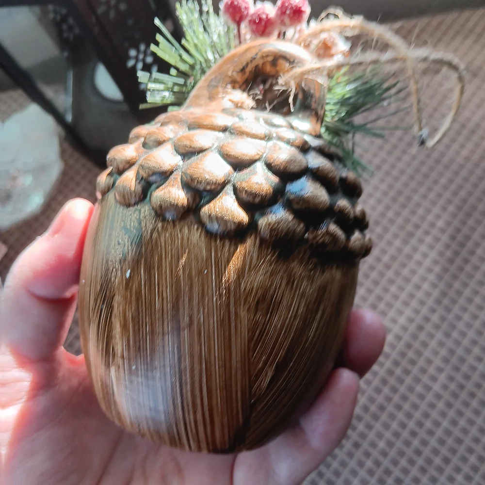 Pinecone Fairie lantern- w/ Stars Nwots - Picture 8 of 10